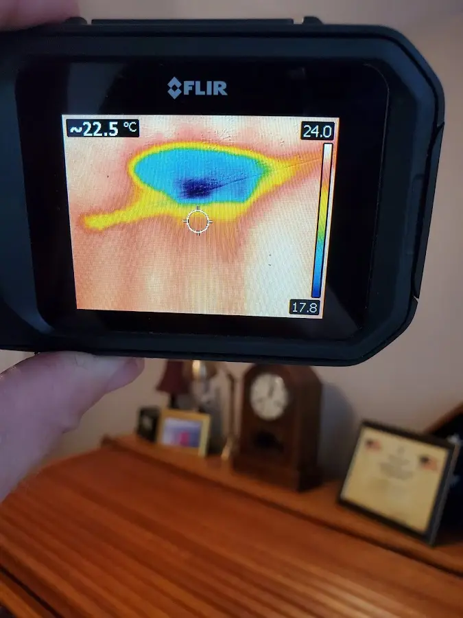 Thermal imaging inspection for water damage in Winston